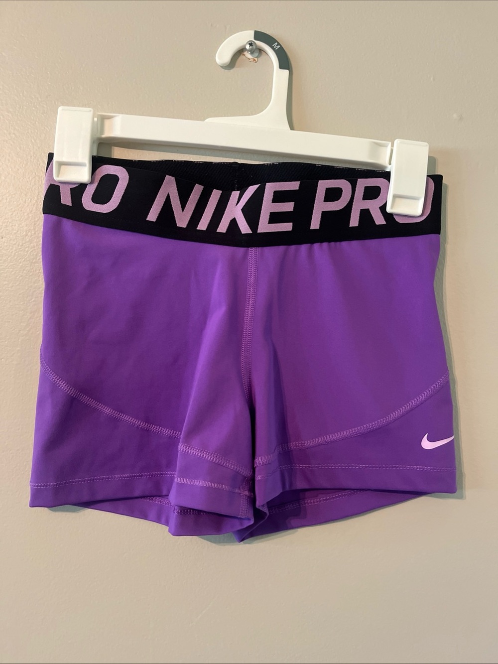 Girls Nike Pro Dry Fit Stretch Volleyball Running Shorts Medium